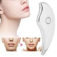 thumbnail image 2 of Tablero eléctrico Gua Sha, Placa eléctrica Gua Sha, Herramienta de masaje raspador Gua Sha, Placa raspadora Dispositivo de belleza para apretar la piel Instrumento de importación de iones de vibración microcorriente para levantamiento de la piel Antiarrugas Rojo Verde, 2 of 5