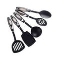 thumbnail image 6 of Monyance Non Stick Cooking Tools Black Nylon Kitchen Utensils Set, Heat-Resistant Cookware(13.19X3.54X0.79Inches), 6 of 10