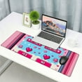 thumbnail image 6 of Pink Cute Desk Mat Mouse Pad Gaming Desk Pad XXL, Mousepad Large, Laptop Keyboard Mats for Desk, Full Desk Mouse Mat for Women Girl, 6 of 6