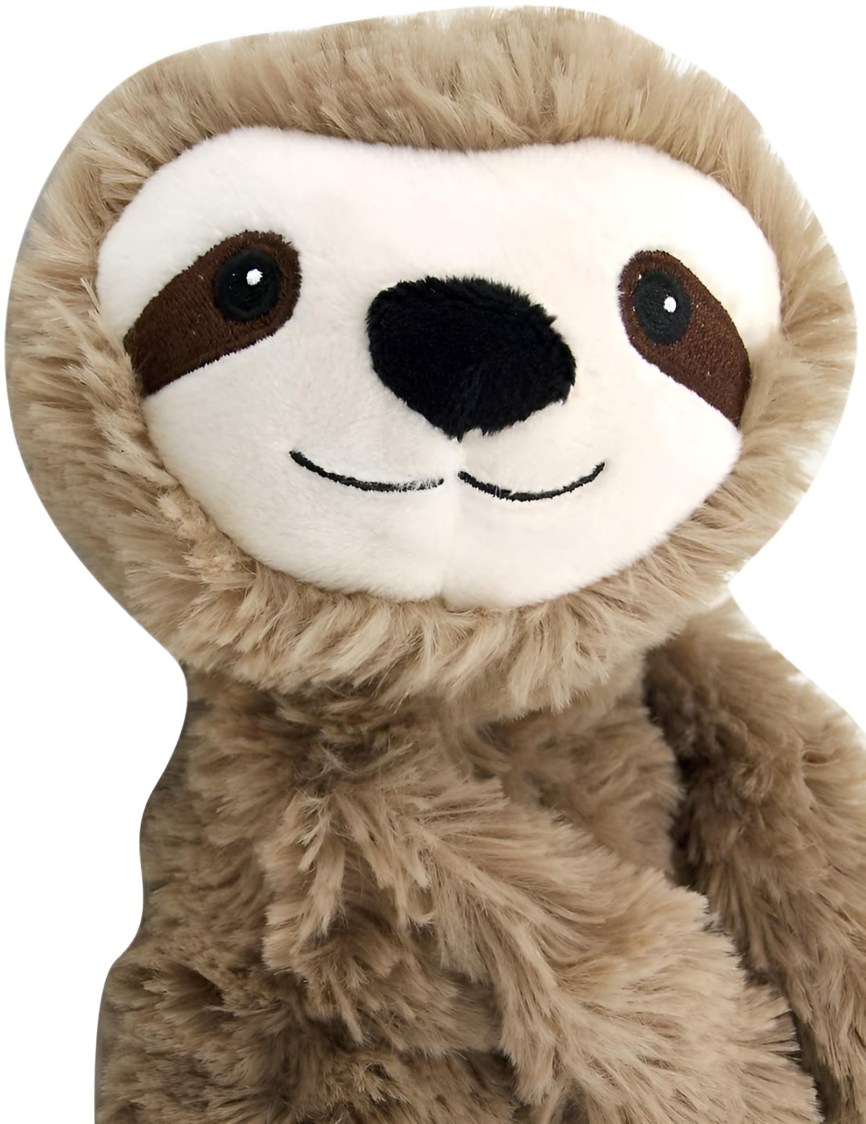 Warmies Hugs Duo 9" Sloth Stuffed Animal, Microwavable Heated Plushies and Weighted Soft Plush Toys