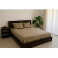 thumbnail image 5 of Q VITA 100% Linen Fitted Sheet Set – King Size, 3-Piece Bedding with Deep Pocket Fitted Sheet & Pillowcases – Oatmeal Color, Enzyme Washed, Soft, Breathable, OEKO-TEX Certified, Designed in Canada, 5 of 5