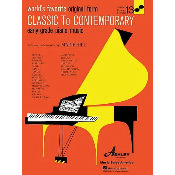 World's Favorite Series: Classical to Contemporary Piano Music: World's Favorite Volume 13 (Paperback)