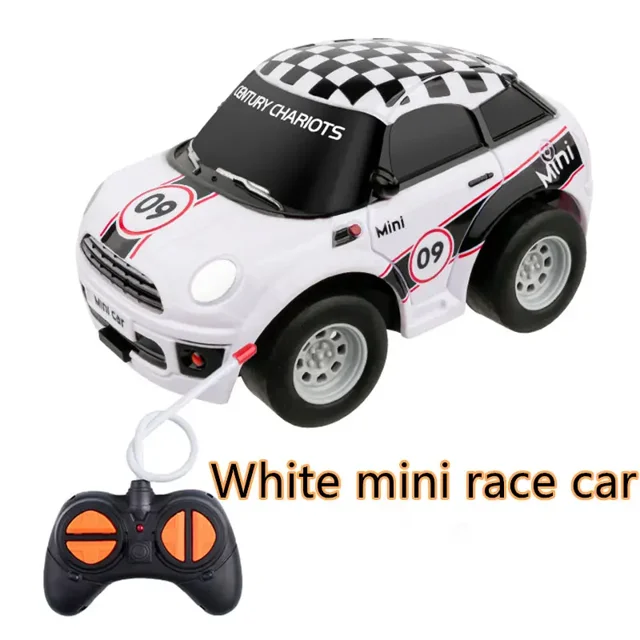 HAIMAI Children's Toys Mini Racing Remote Control Toy Car, Boy Monster Truck, 1 43 Scale Remote Control Car, Remote Control Monster Truck For 3-6 Boys, Christmas GiftWhite CarNosize Gao Jinjia unisex