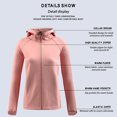 thumbnail image 6 of Winter Warm Windproof Zip Up Jackets for Womens Soft Outdoor Single Layer Diving Jacket Windproof And Fleece Jacket Jacket, 6 of 8