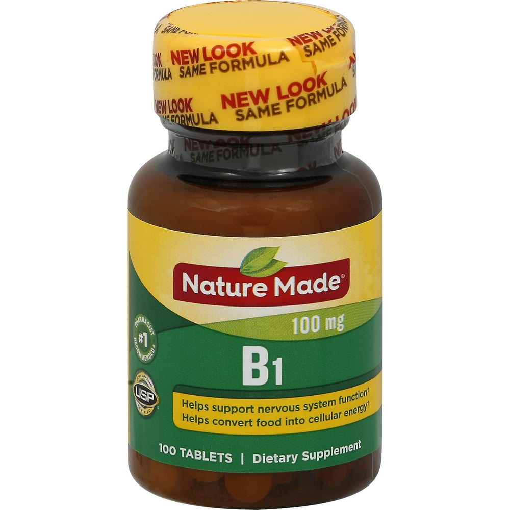NATURE MADE Vitamin B1, 100 mg, 100.0 CT