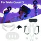 thumbnail image 3 of Accesorios de silicona para Meta Quest 3, Funda protectora, almohadilla protectora para la cara con tapa para las lentes, funda para el mando con abertura para la batería y tapa basculante, 3 of 7