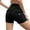 Black, variant on Breezora Women's High Waist Button Detail Yoga Shorts Scrunch Lifting Workout Running Quick Dry Gym Bottoms