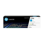 HP 218A Cyan Original LaserJet Toner Cartridge, ~1,200 pages cyan, W2181A
