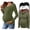 Black/White/Brown/Army Green, variant on Weardear 3 Pack Maternity Shirt Long Sleeve Side Ruched Pregnancy Tunic Tops Casual V Neck T Shirts for Women