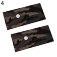 thumbnail image 2 of SPRING PARK 2PCS Flower Camouflage Sweatband Sports Buttons Headband Stretch Elastic Women Yoga Running Hair Band, 2 of 8