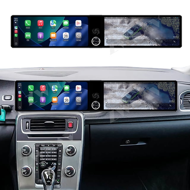 ZWNAV Dual 12.3 inch Screen Car Radio For Volvo S60 2011-2019 Android GPS Navigation Multimedia Video Player Stereo Receiver Head Unit