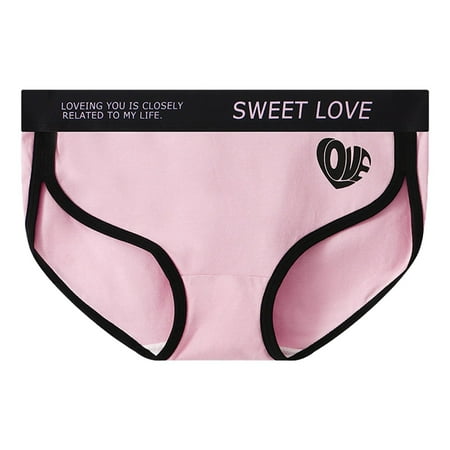 Tuosodrolic Ladies  Mid Waist Comfortable Underwear Cotton Soft Breathable Trendy Panty Stretch Sport Sexy No Show Ladies Briefs