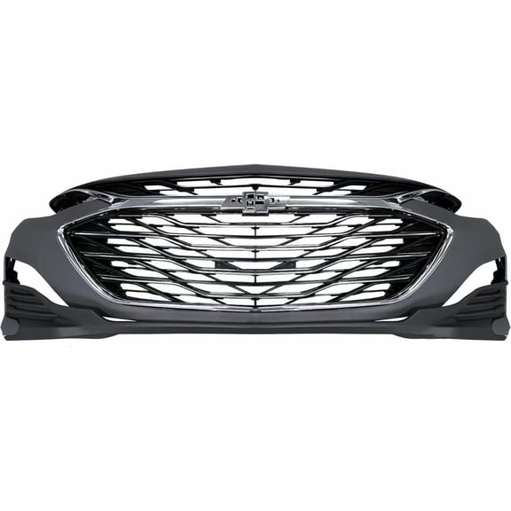 HOUGEET Front Bumper Cover W/Grill Grille Fit for 2019-2024 Chevy Chevrolet Malibu