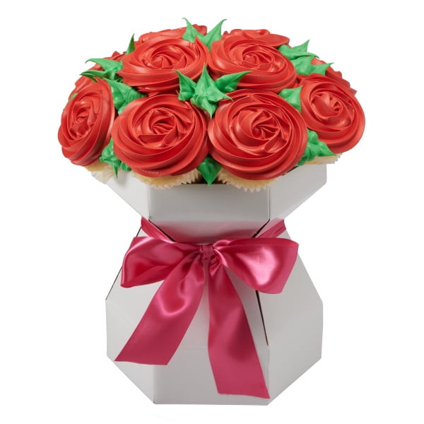 Cake Delivery Box Cupcake Bouquet (Cupcakes Not Included) Walmart