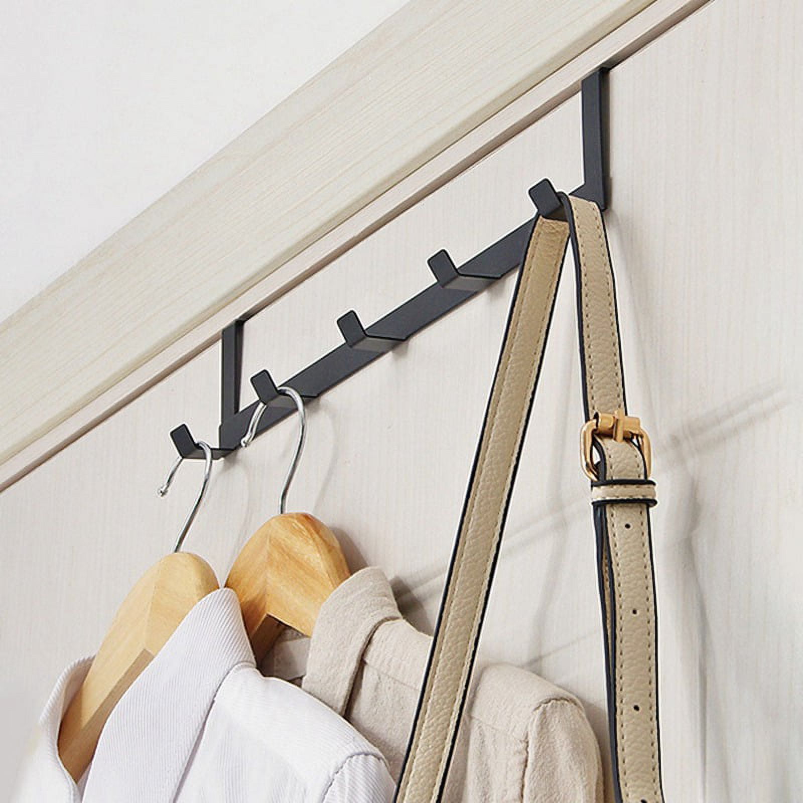 DOCAT Door Hanger for Cloth Hanging Over The Door Hook with 12 Portable  Hooks Heavy Duty Cloth Hanger Rack for Hanging Clothes (12 Hooks Hanger)