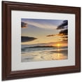 thumbnail image 2 of Trademark Fine Art 'Patterns in Sand' Canvas Art by Michael Blanchette Photography, White Matte, Wood Frame, 2 of 4