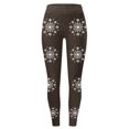 thumbnail image 4 of WILLBEST Leggings de Cintura Alta con Estampado de Copos de Nieve Navideños para Mujer, para Yoga, Entrenamiento, Deportes, Cómodos, Elásticos Y Suaves, Pantalones Deportivos Chica, 4 of 4