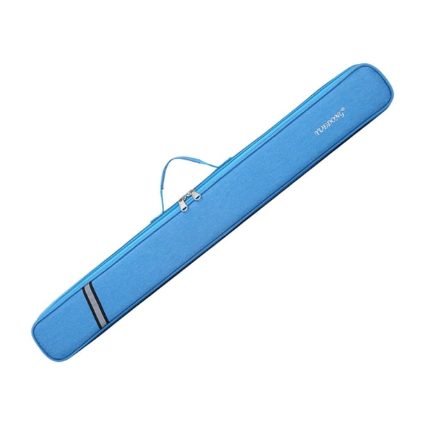 Bolsa de bambú para flauta, bolsa de almacenamiento para instrumentos de viento madera, organizador impermeable para músicos. Azul