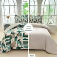 thumbnail image 3 of Floral Printed Queen Comforter Set with Sheets Lightweight Piece Bed in A Bag Comforter Set Vintage Yellow and Grey Flower Pattern Farmhouse Bedding Set, 3 of 8