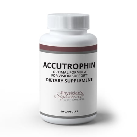 Rawleigh Accutrophin: 60 Capsules | Eye Health Supplements with Lutein  Zinc  Vitamin A  Grape Seed Extract  L- Taurine  Macular Health  Optimal Formula for Eye Strain  Dry Eyes or Eye Floaters