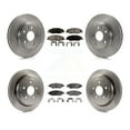 thumbnail image 1 of Transit Auto Front Rear Disc Brake Rotors and Ceramic Pads Kit for Car Cadillac CTS Without Heavy Duty Brakes K8T-100856, 1 of 11
