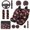 Pumpkin Bow, variant on XYZCANDO Skull Bow Spider Web 14 Pack Car Seat Covers Full Set Steering Wheel Cover Center Console Pad Seat Belt Pads Headrest Covers Cup Coasters for Most Cars SUVs Sedans