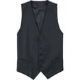 thumbnail image 2 of Tommy Hilfiger Mens Plaid Five Button Vest, Blue, 42 Short, 2 of 2