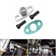 thumbnail image 3 of Kit de adaptador de brida de drenaje de retorno de aceite Turbo An10 para Gt28 Gt30 Gt35 T25 con pernos M8x1.25mm plateados, 3 of 5