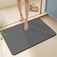 thumbnail image 1 of Quick Dry Bathroom Floor Mat, Diatomaceous Earth, Bathroom Under Door Rugs, Square Door Mat, Non-Slip Rubber Backing, for Bathroom Floor, Tub and Shower, 1 of 5