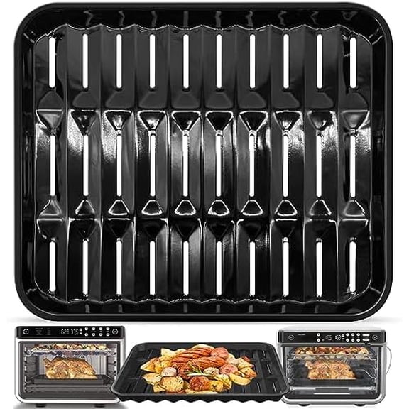Air Fryer Grill Pan for Ninja DT251, 13.4×11.4 Inch, Dishwasher Safe | Kitchen