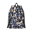 thumbnail image 4 of Casual Canvas Backpack Without Interlayer Large Capacity Stick Bag Design For Outdoor Shopping Office Outdoor Sports Animal Print Style Mediumslateblue_4 Medium, 4 of 7