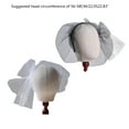 thumbnail image 4 of Yoetaun Elegant Birdcage Veil Headband for Wedding Bride Face Covering Mesh Hairhoop Fashion Birdcage Net Mask Fascinator Veil White, 4 of 8