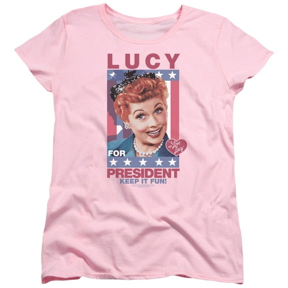 I Love Lucy - For President - Women's Short Sleeve Shirt - X-Large