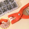 thumbnail image 4 of Matsuzay Kit de botones a presión para coser sujetadores seguros y duraderos Operación Simple No para martillo ni para perforar latas De coser Abrazadera de presión+100pc, 4 of 6