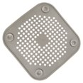 thumbnail image 2 of 3X Tapa de DesagüE Cuadrada para DesagüE de Ducha Colector Pelo Tapón de Silicona Plano para Filtro de Baño Y Cocina Protección de DesagüE de Tapón de Colador Plano con Ventosas, 2 of 5