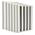 thumbnail image 1 of QinaQin 6-Pack Commercial Range Hood Filters, Baffle-Type Grease Filters, 5-Slot Design, Suitable for Restaurant Exhaust Systems, Easy To Clean and Dishwasher Safe, Universal Replacement Pack, 1 of 7