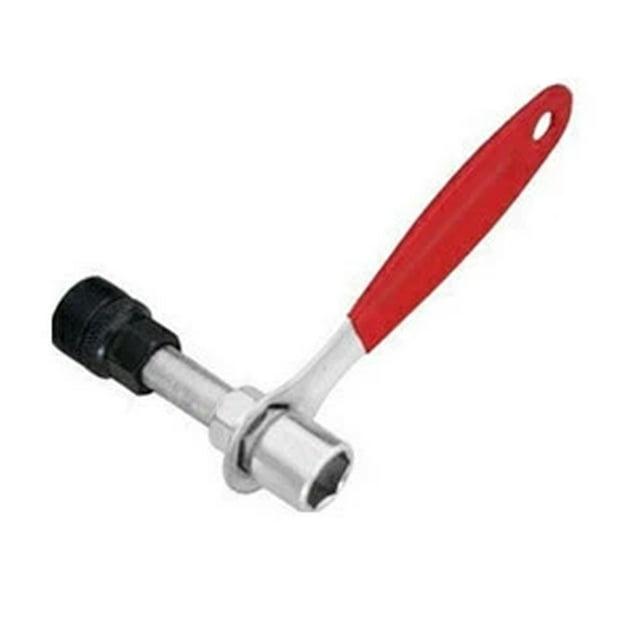 Extractor De Manivela De Bicicleta, Herramienta De Extracción De Eje De Bicicleta con Llave para Mantenimiento De Pedal De Bicicleta De Montaña, Quitar Eje(Rojo)