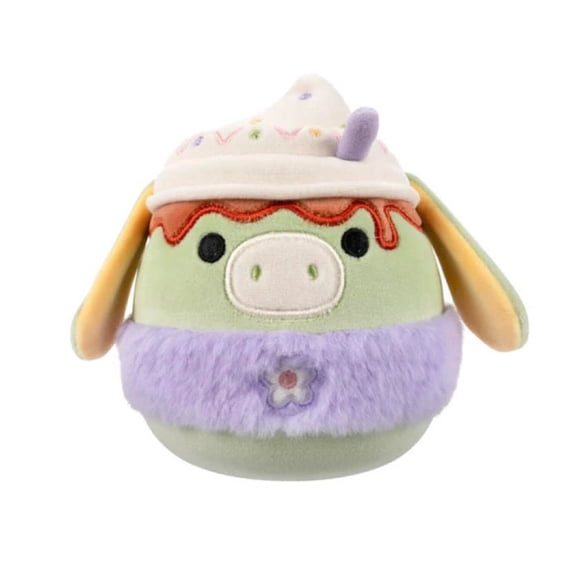Squishmallows Junnier the Green Easter Donkey Original 8-Inch Easter A Squad Plush Stuffed Animal Toy