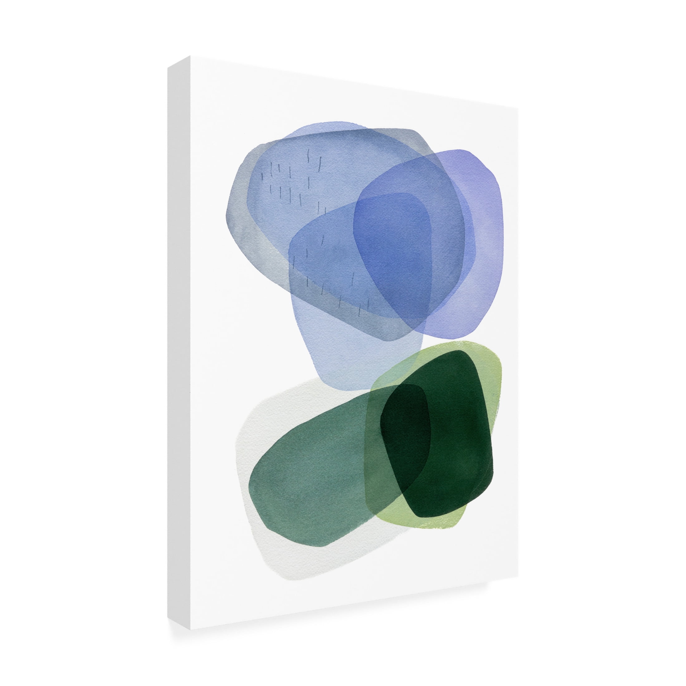 Canvas Wall Art - Simone Christen 'On The Riverbank III' Wall Art for Living Room, Bedroom, or Office Décor by Trademark Fine Art - 18 x 24 Inches
