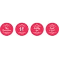 thumbnail image 2 of Darling Souvenir 16 Birthday Quinceanera Stickers 190 Pcs chocolate Candy Labels-Dark Peach, 2 of 2