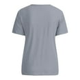 thumbnail image 5 of T-Shirt à Manches Courtes Imprimé Col Rond pour Femme, 5 of 5