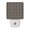 Brown, variant on Sage Grid Line LED Night Light, Stitching Line Olive Green Fabric Grain Farmhouse Night Lights plug into Wall with Smart Sensor Dusk to Dawn Sensor for Nursery Bedroom 2.95x4.5in