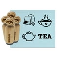 thumbnail image 1 of Tea Time Bag Steaming Teapot Kettle Cup Mug Rubber Stamp Set for Scrapbooking Crafting Stamping - Mini 1/2 Inch, 1 of 7