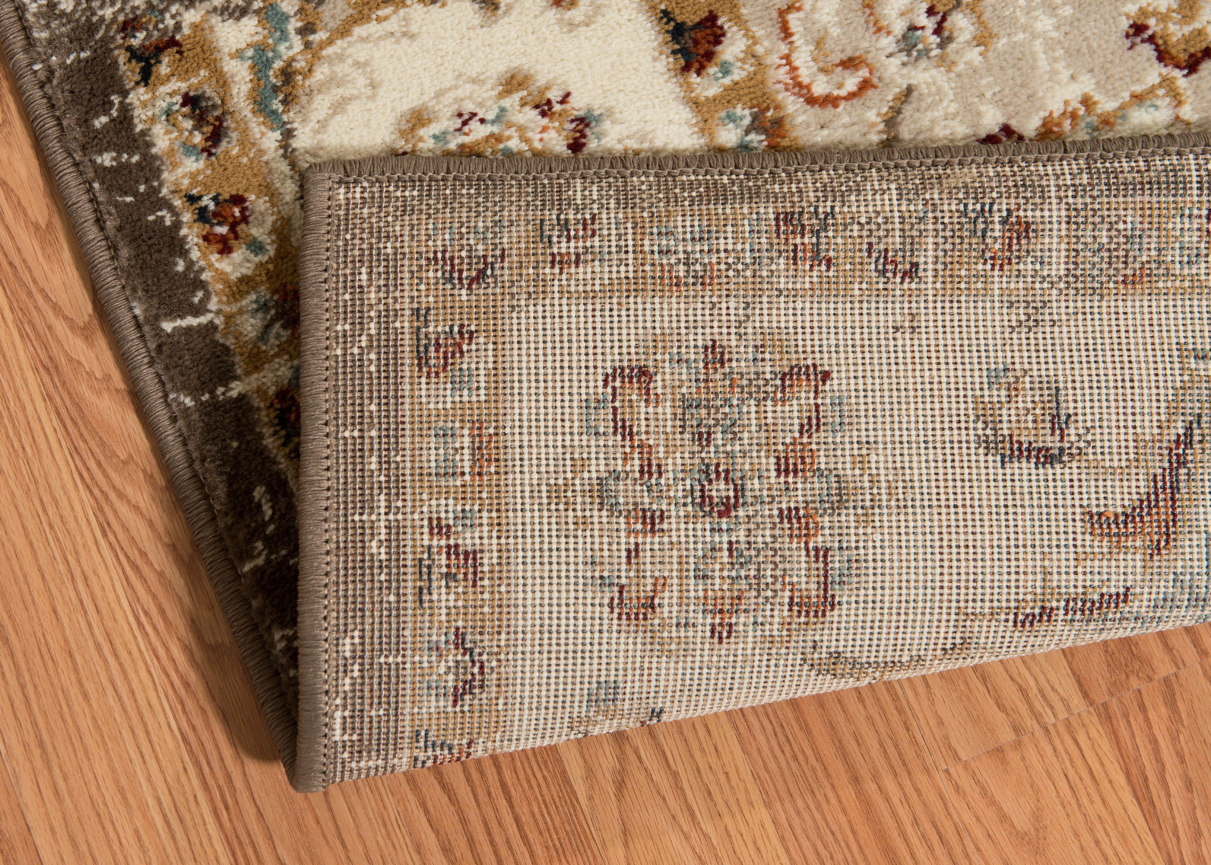 United Weavers Amarna Ponte Vecchio Distressed Taupe Woven Olefin Area Rug or Runner
