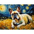 thumbnail image 4 of Stephen Chambers 24x19 Black Modern Wood Framed Wall Art Titled - French Bulldog, 4 of 6