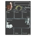 thumbnail image 1 of Cohas Goat Theme Baby Milestone Chalkboard, 9 by 12 inches, No Marker, 1 of 8