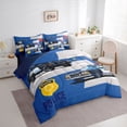 thumbnail image 3 of Castle Fairy Cartoon Police Car Bedding Comforter Set,Kawaii Car Theme Queen Bedding Sets, 3 of 8