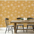 thumbnail image 5 of S4Sassy Modern Sunburst Wallpaper- Yellow Bohemian Wall Covering, 25" x 360" Self-Adhesive Textured Vinyl Walls Paper, Decorative Wall Wrap, Easy DIY Walls Covering For Bedroom, Living Spaces, 5 of 9