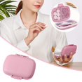 thumbnail image 4 of Travel PillOrganizer 8 Compartments Portable PillCase Daily PillBox To Hold Small Container for Pocket Purse Organizer, 4 of 8