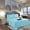 Aqua, variant on Elegant Comfort Deep Pocket Wrinkle-Free 1500 Series 1-Piece Flat Sheet, Full Size, Sage